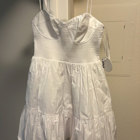 Staud Landry Mini Dress Size medium NWT - Picture 3 of 4